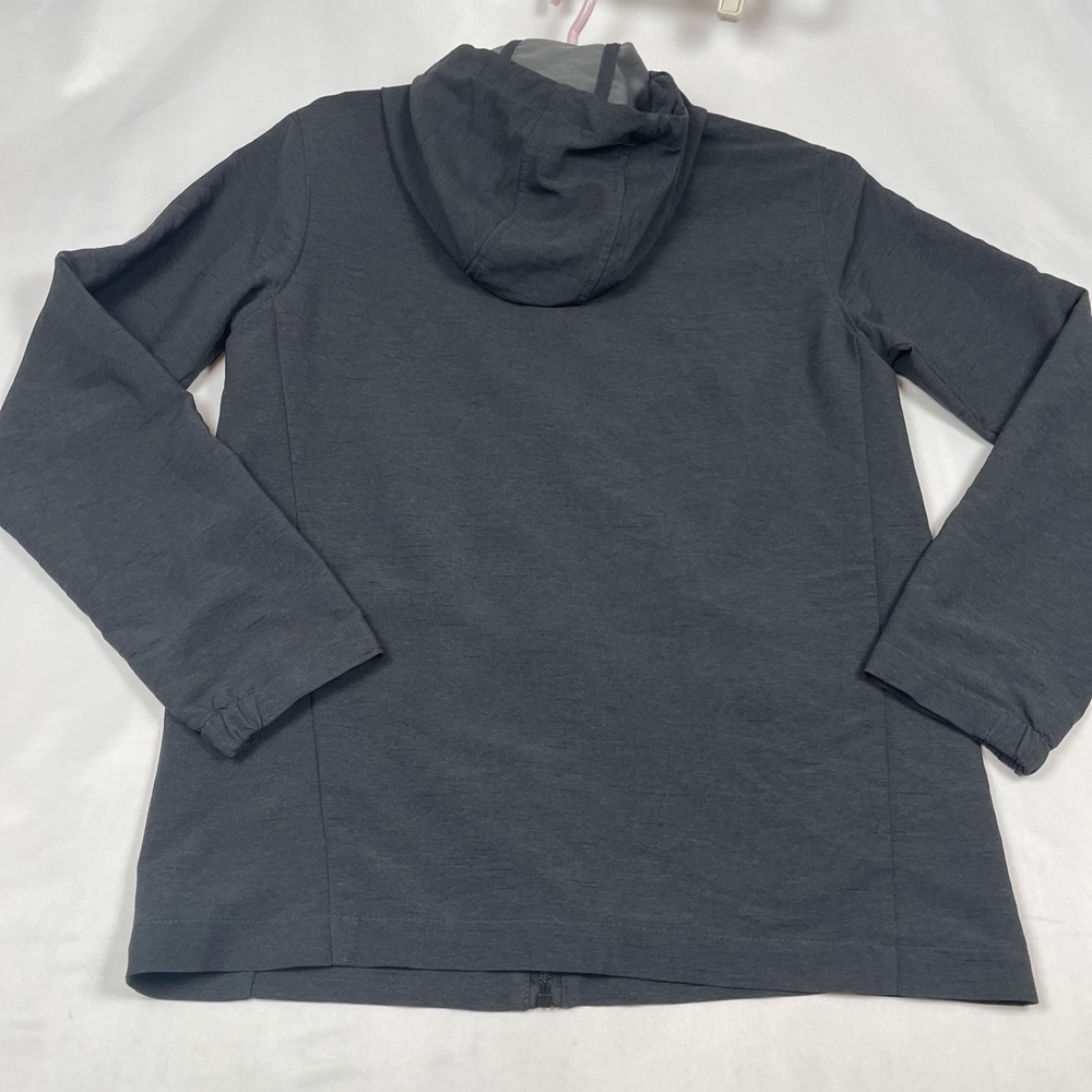 TravisMathew Mens Full Zip Hoodie Charcoal Gray Heathered Golf Jacket Small - Picture 7 of 10